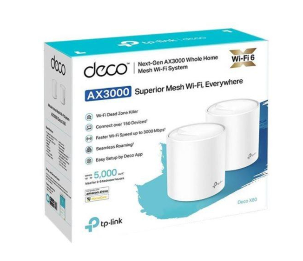 TP-LINK System Wi-Fi Deco X60 (2-pak) AX3000 - 643917 - zdjęcie 2